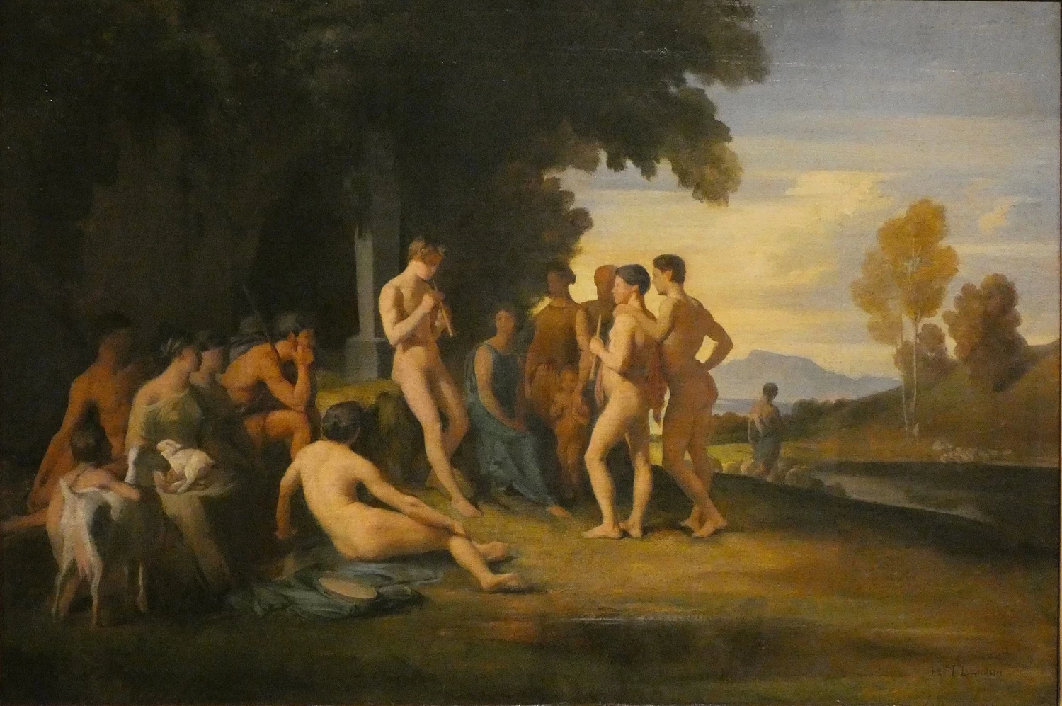 Hippolyte Flandrin - I pastori di Virgilio, Musée des Beaux, Arts